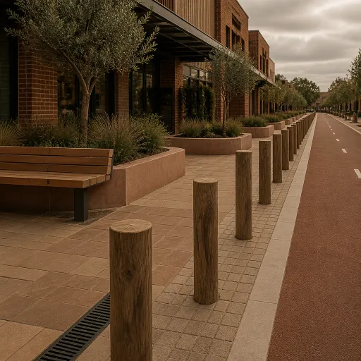 Comment le potelet en bois réinvente le design urbain durable