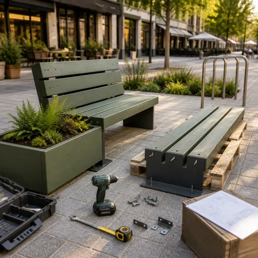 Le banc urbain contemporain : un levier discret mais stratégique pour l’immobilier commercial durable